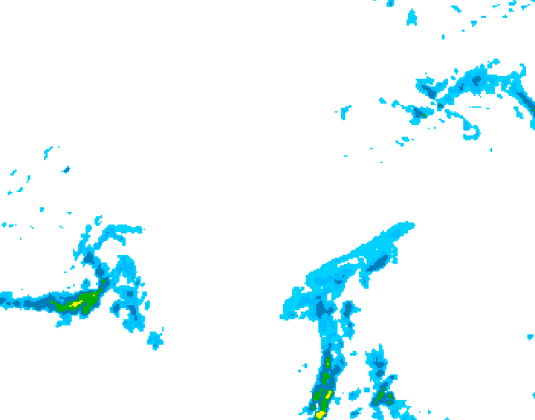 GDPS precipitation 024 hour forecast chart for Canada based on 2025/12/18 0000Z data