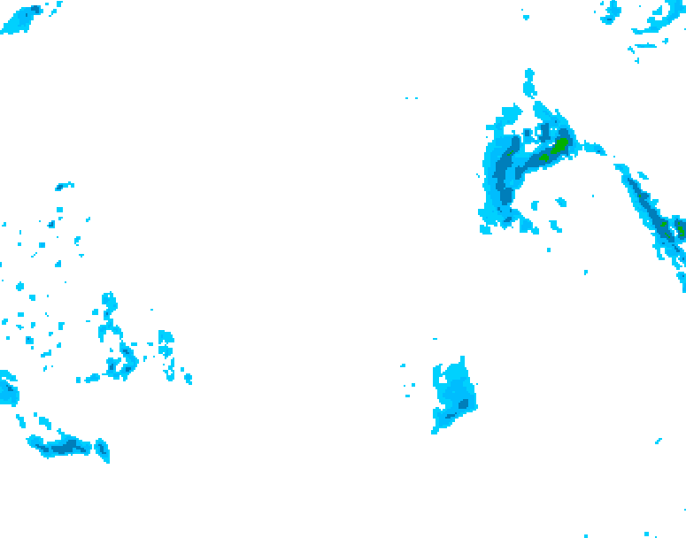 GDPS precipitation 072 hour forecast chart for Canada based on 2025/12/18 0000Z data