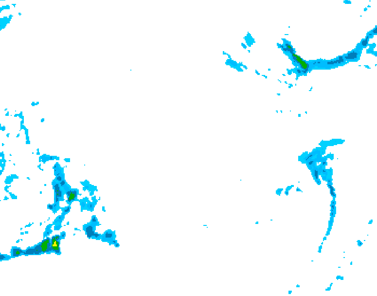 GDPS precipitation 096 hour forecast chart for Canada based on 2025/12/18 0000Z data