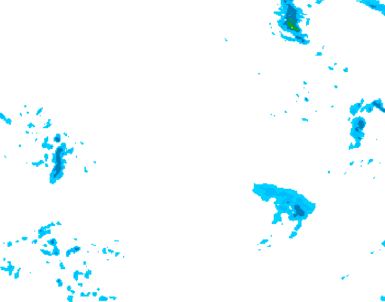 GDPS precipitation 192 hour forecast chart for Canada based on 2025/12/18 0000Z data