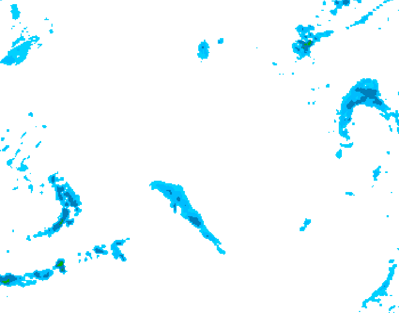 GDPS precipitation 108 hour forecast chart for Canada based on 2025/12/18 1200Z data