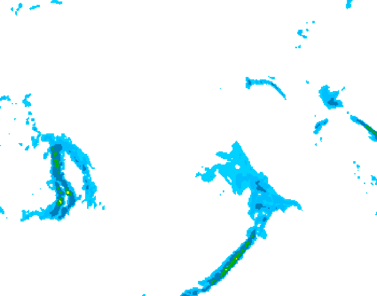 GDPS precipitation 228 hour forecast chart for Canada based on 2025/12/18 1200Z data