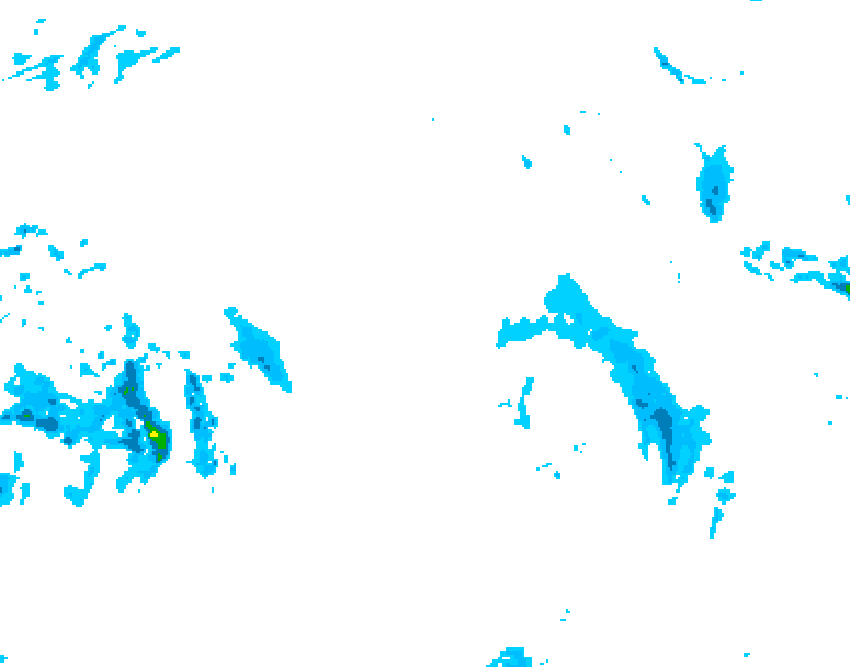 GDPS precipitation 240 hour forecast chart for Canada based on 2025/12/18 1200Z data