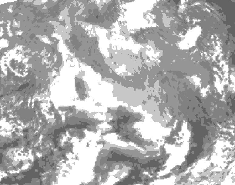 GDPS total cloud 144 hour forecast chart for Canada based on 2025/12/18 1200Z data