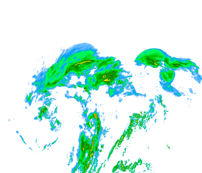 Weather radar data valid at 2025/12/18 14:54 UTC