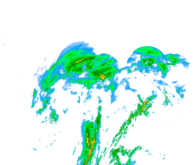 Weather radar data valid at 2025/12/18 16:18 UTC