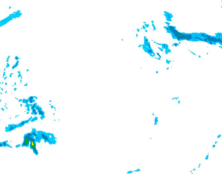 GDPS precipitation 060 hour forecast chart for Canada based on 2025/12/19 0000Z data