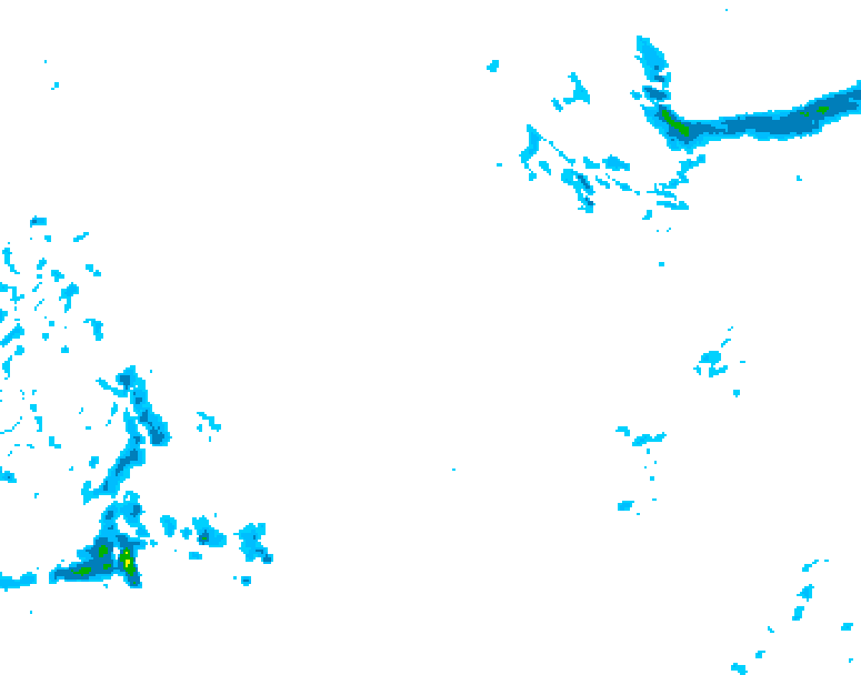 GDPS precipitation 066 hour forecast chart for Canada based on 2025/12/19 0000Z data