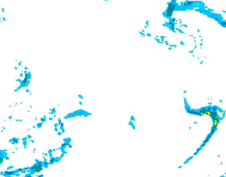 GDPS precipitation 138 hour forecast chart for Canada based on 2025/12/19 0000Z data
