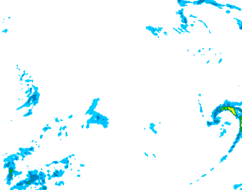 GDPS precipitation 144 hour forecast chart for Canada based on 2025/12/19 0000Z data