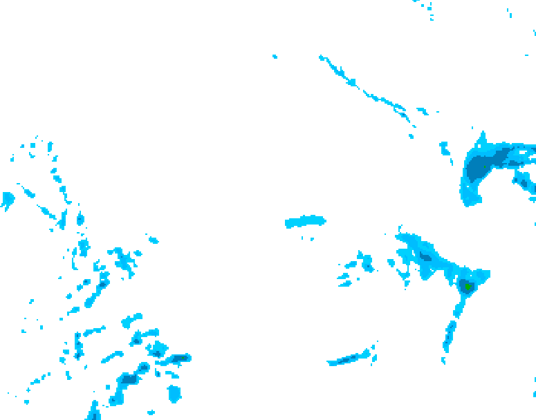 GDPS precipitation 174 hour forecast chart for Canada based on 2025/12/19 0000Z data