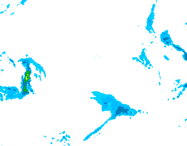 GDPS precipitation 210 hour forecast chart for Canada based on 2025/12/19 0000Z data