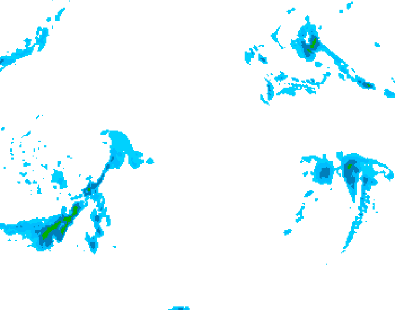 GDPS precipitation 240 hour forecast chart for Canada based on 2025/12/19 0000Z data