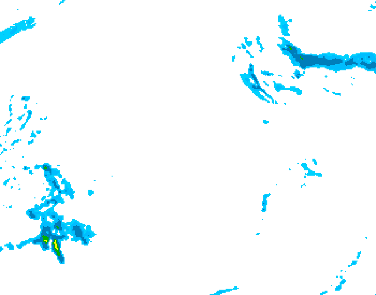 GDPS precipitation 048 hour forecast chart for Canada based on 2025/12/19 1200Z data