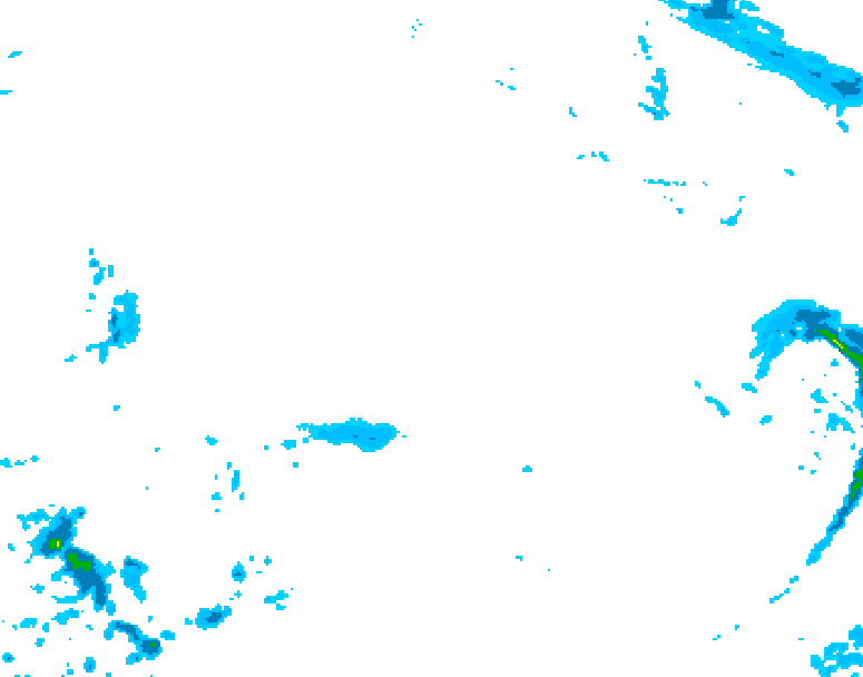 GDPS precipitation 132 hour forecast chart for Canada based on 2025/12/19 1200Z data