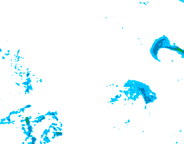 GDPS precipitation 156 hour forecast chart for Canada based on 2025/12/19 1200Z data