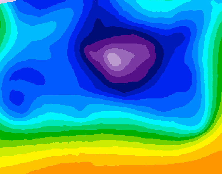 GDPS 500 millibar geopotential height 066 hour forecast chart for Canada based on 2025/12/20 0000Z data