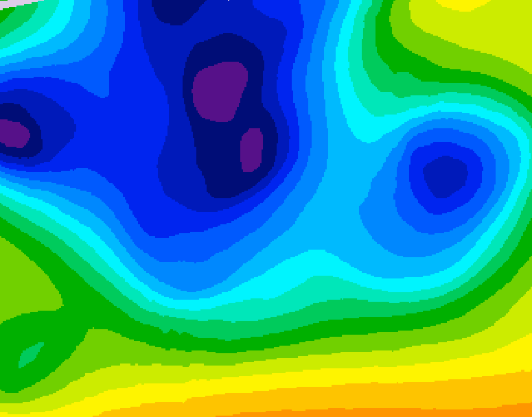 GDPS 500 millibar geopotential height 168 hour forecast chart for Canada based on 2025/12/20 0000Z data