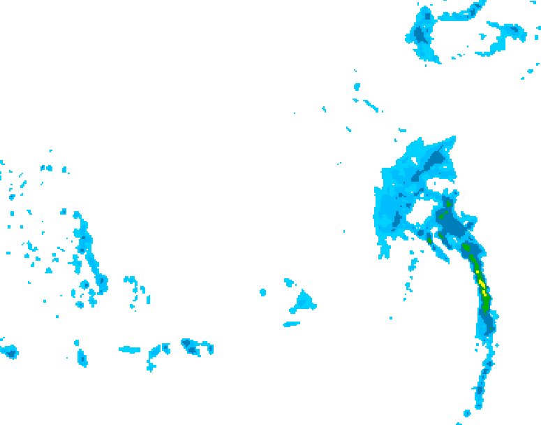 GDPS precipitation 006 hour forecast chart for Canada based on 2025/12/20 0000Z data