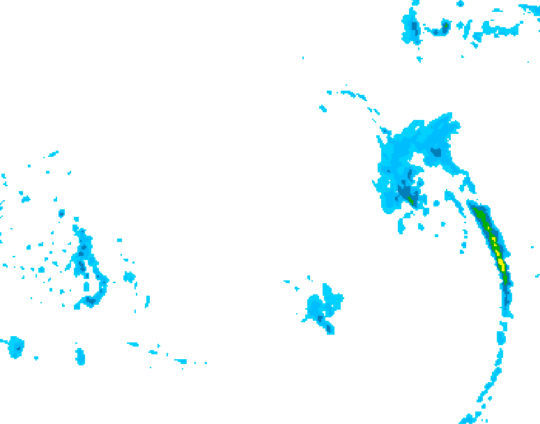 GDPS precipitation 012 hour forecast chart for Canada based on 2025/12/20 0000Z data
