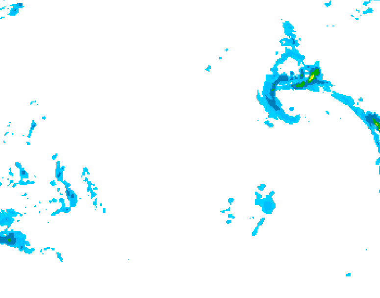GDPS precipitation 024 hour forecast chart for Canada based on 2025/12/20 0000Z data