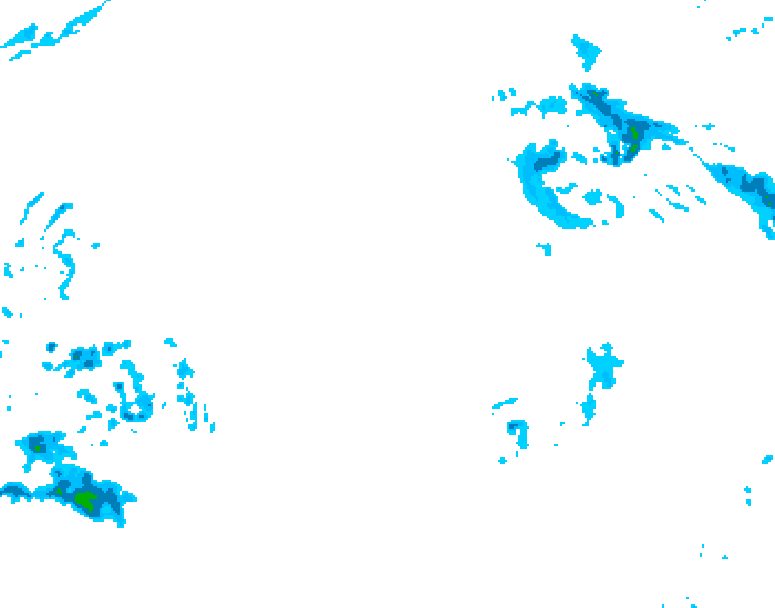 GDPS precipitation 030 hour forecast chart for Canada based on 2025/12/20 0000Z data