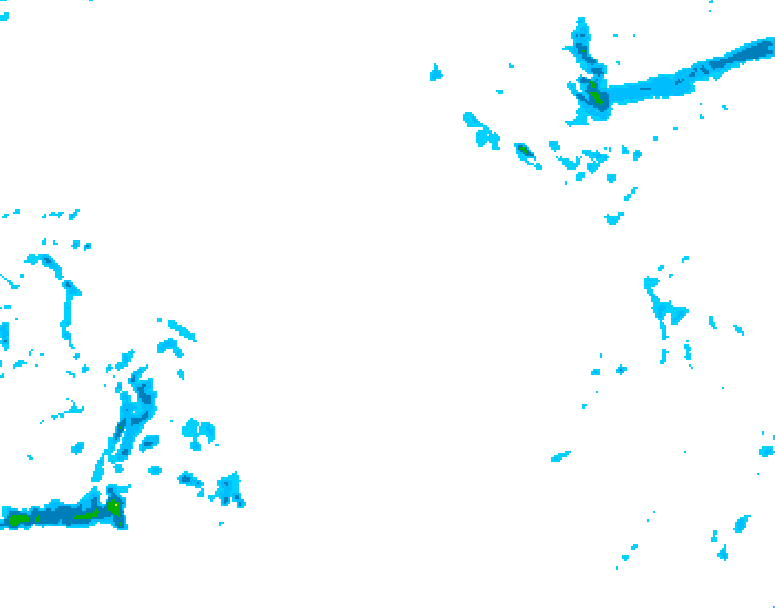 GDPS precipitation 048 hour forecast chart for Canada based on 2025/12/20 0000Z data