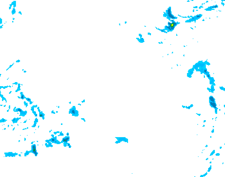 GDPS precipitation 060 hour forecast chart for Canada based on 2025/12/20 0000Z data