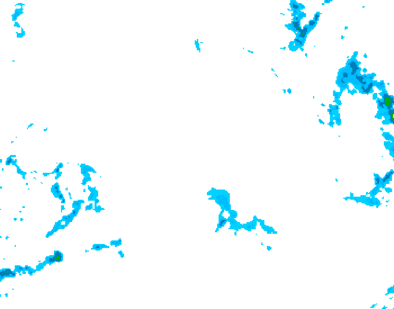 GDPS precipitation 078 hour forecast chart for Canada based on 2025/12/20 0000Z data