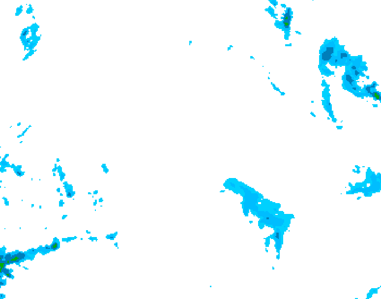 GDPS precipitation 084 hour forecast chart for Canada based on 2025/12/20 0000Z data