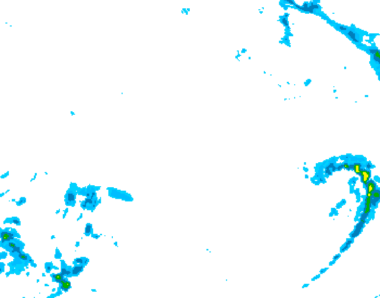 GDPS precipitation 114 hour forecast chart for Canada based on 2025/12/20 0000Z data