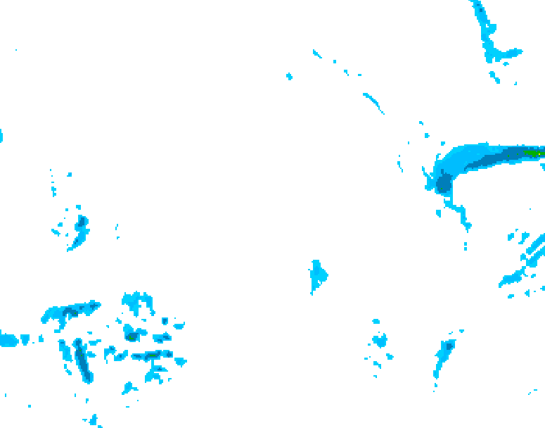 GDPS precipitation 144 hour forecast chart for Canada based on 2025/12/20 0000Z data