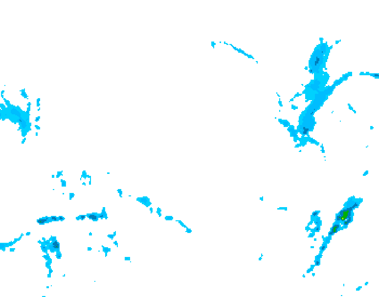 GDPS precipitation 156 hour forecast chart for Canada based on 2025/12/20 0000Z data