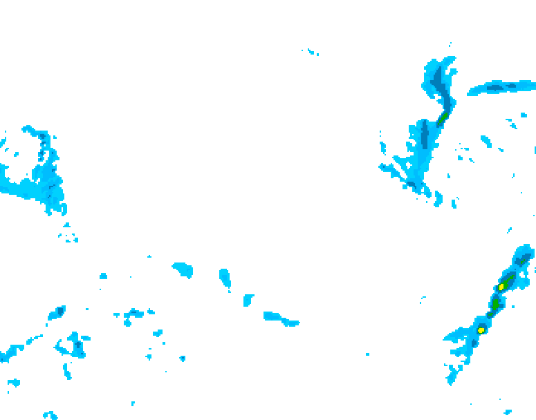 GDPS precipitation 162 hour forecast chart for Canada based on 2025/12/20 0000Z data