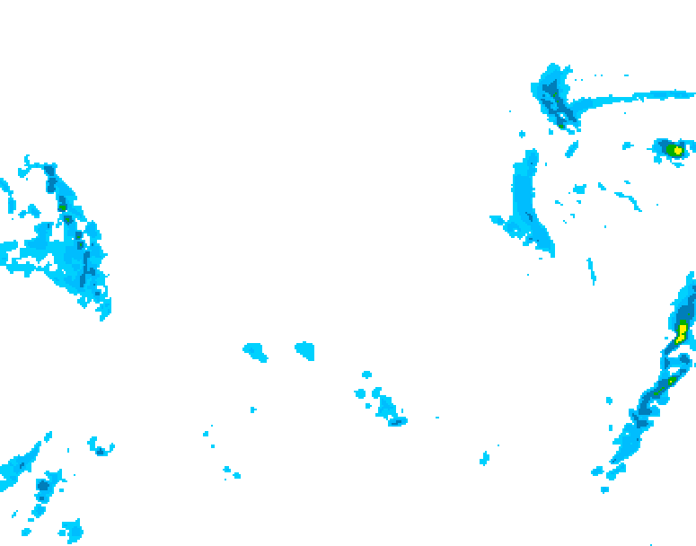 GDPS precipitation 168 hour forecast chart for Canada based on 2025/12/20 0000Z data
