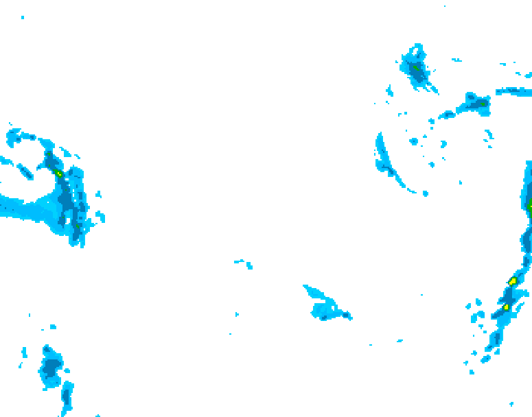 GDPS precipitation 174 hour forecast chart for Canada based on 2025/12/20 0000Z data