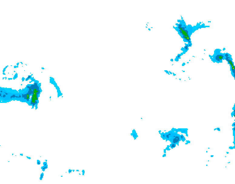 GDPS precipitation 186 hour forecast chart for Canada based on 2025/12/20 0000Z data