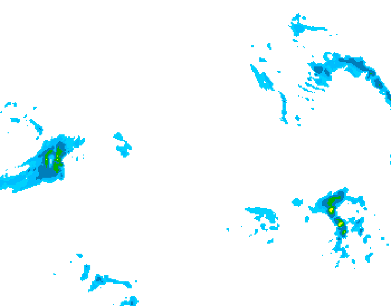 GDPS precipitation 198 hour forecast chart for Canada based on 2025/12/20 0000Z data