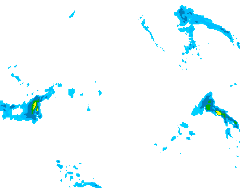 GDPS precipitation 210 hour forecast chart for Canada based on 2025/12/20 0000Z data