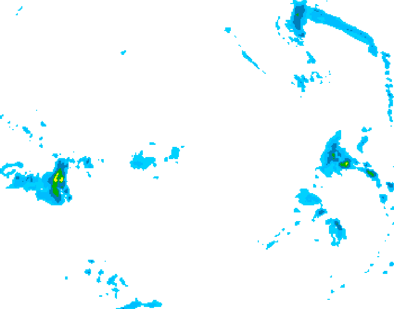 GDPS precipitation 216 hour forecast chart for Canada based on 2025/12/20 0000Z data