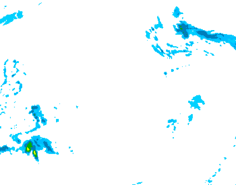 GDPS precipitation 024 hour forecast chart for Canada based on 2025/12/20 1200Z data