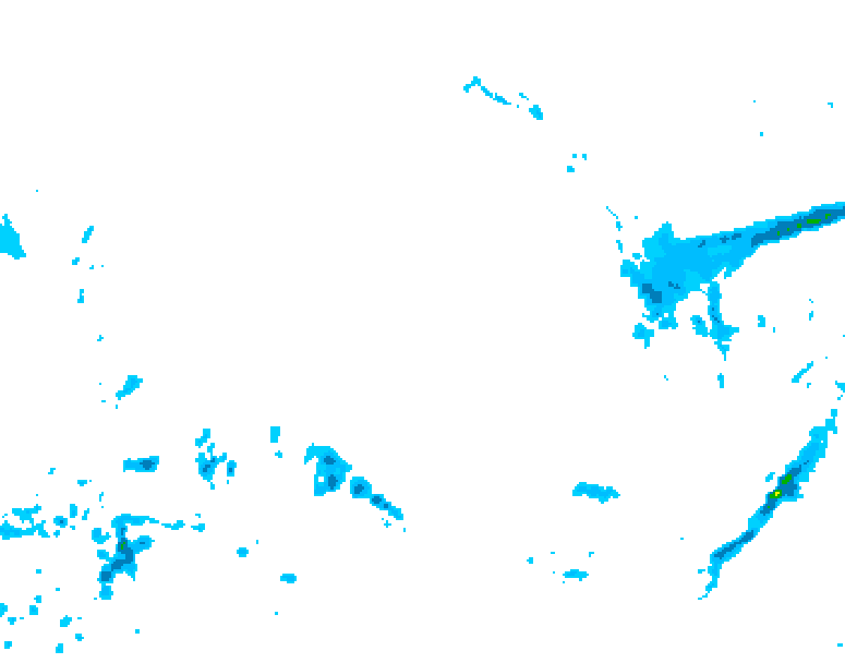 GDPS precipitation 144 hour forecast chart for Canada based on 2025/12/20 1200Z data