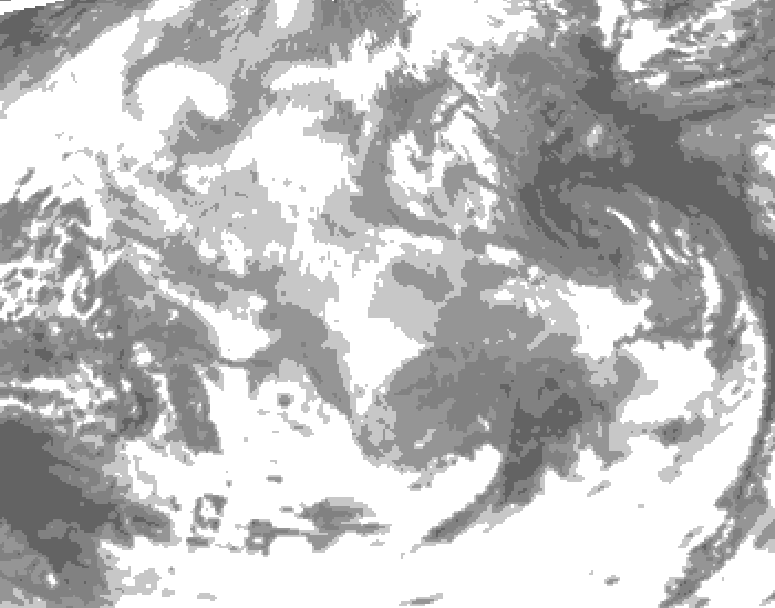 GDPS total cloud 024 hour forecast chart for Canada based on 2025/12/20 0000Z data
