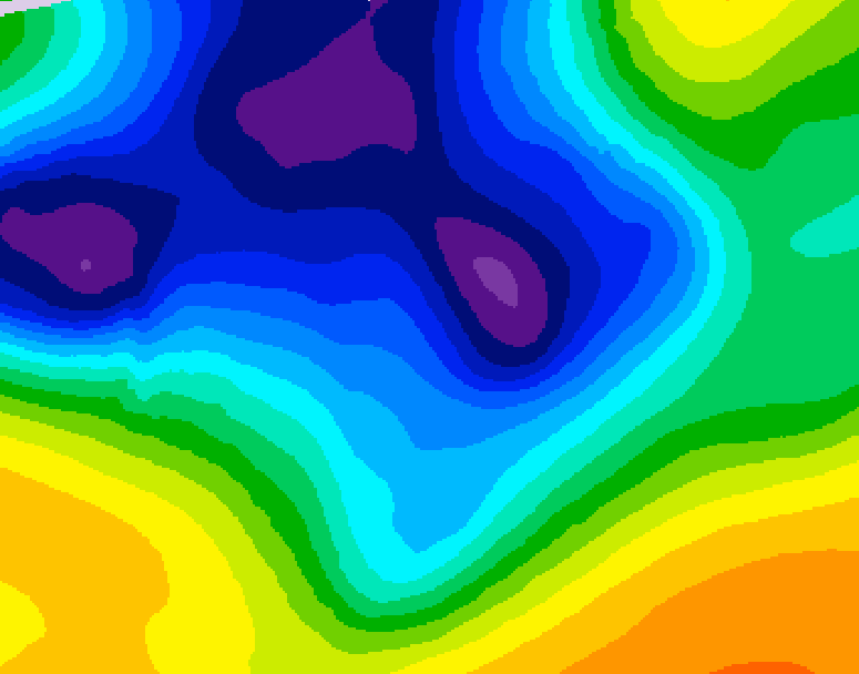 GDPS 500 millibar geopotential height 168 hour forecast chart for Canada based on 2025/12/21 0000Z data