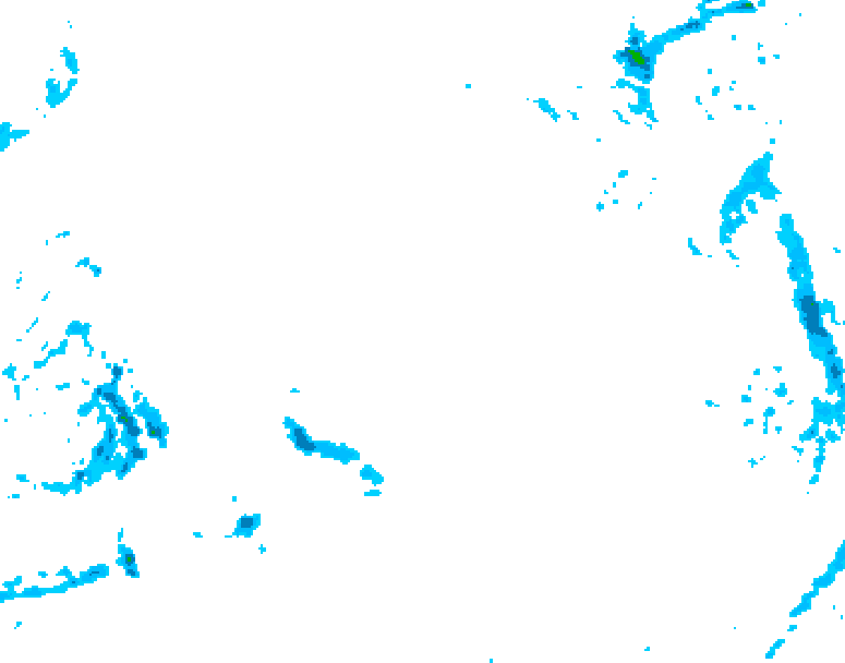 GDPS precipitation 042 hour forecast chart for Canada based on 2025/12/21 0000Z data