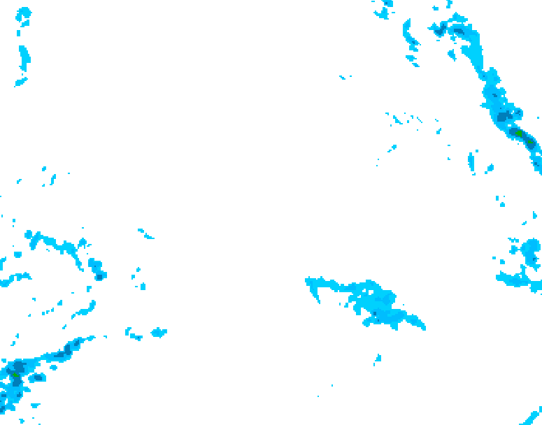 GDPS precipitation 060 hour forecast chart for Canada based on 2025/12/21 0000Z data