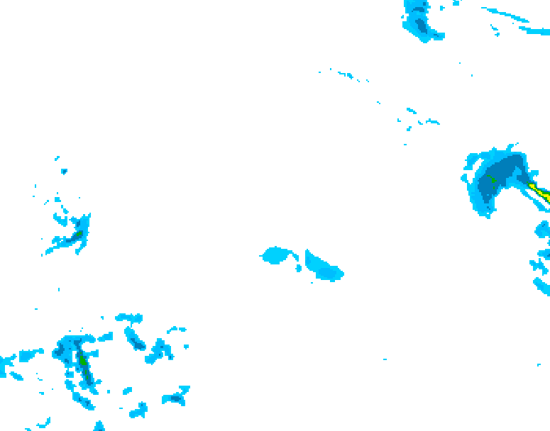 GDPS precipitation 114 hour forecast chart for Canada based on 2025/12/21 0000Z data