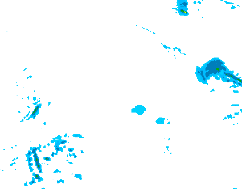 GDPS precipitation 120 hour forecast chart for Canada based on 2025/12/21 0000Z data