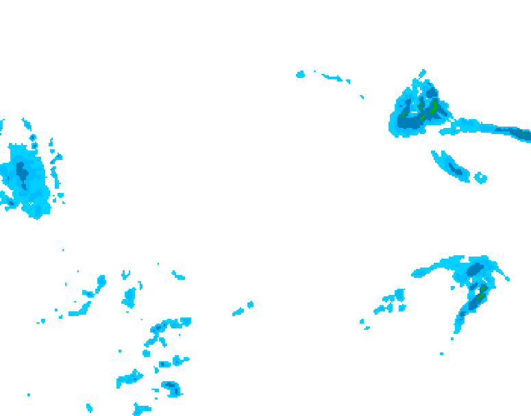 GDPS precipitation 138 hour forecast chart for Canada based on 2025/12/21 0000Z data