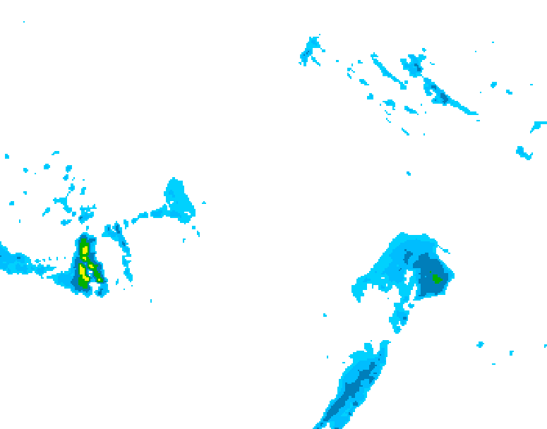 GDPS precipitation 180 hour forecast chart for Canada based on 2025/12/21 0000Z data